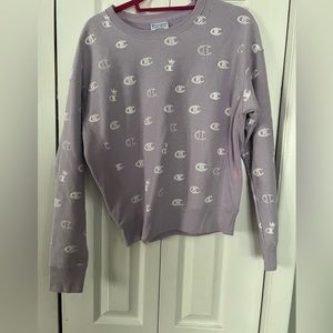 lavender champion crewneck